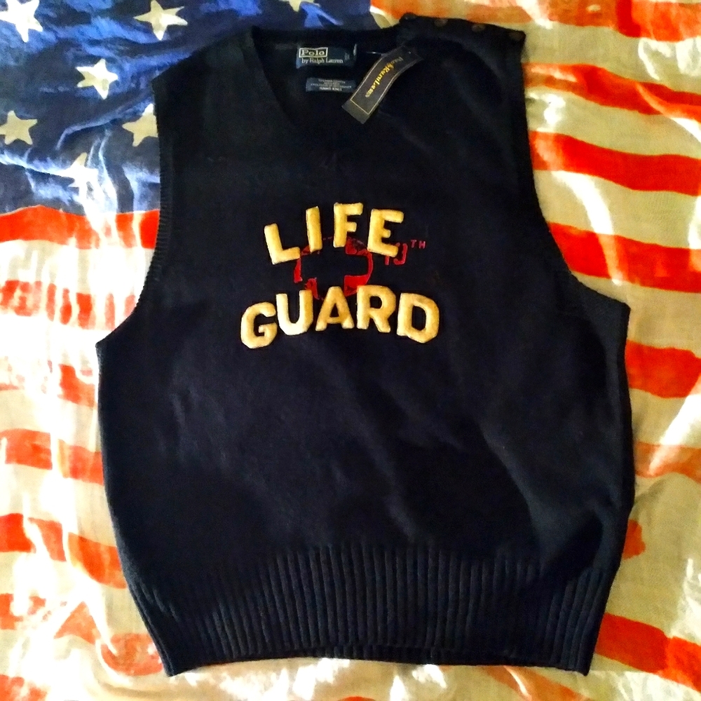 Polo Ralph Lauren Knit Sweater Vest XL, NWT